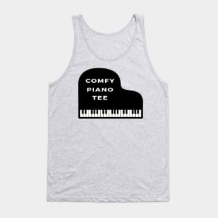 Funny Grand Piano Comfy Piano Tee Tank Top